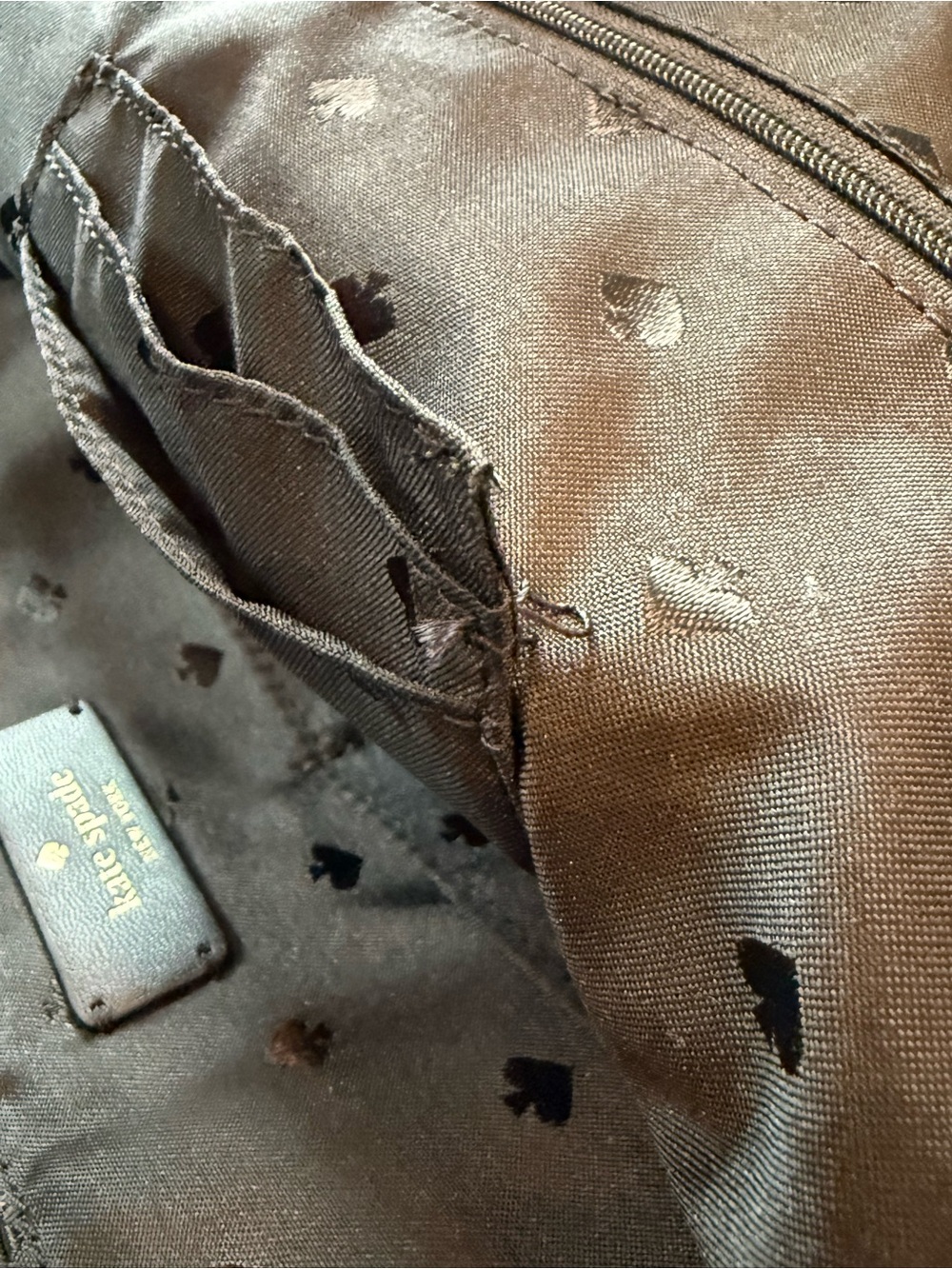 Kate Spade Chelsea Medium Nylon Backpack Gold Hardware - Picture 10 of 14